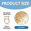 20g Brass Open Jump Rings FIND-TA0010-69D-G-4
