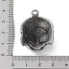 Tibetan Style Alloy Pendnat PALLOY-H133-11AS-3