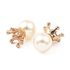 (Defective Closeout Sale: Some Glue Overflow) Resin Imitation Pearl Pendants FIND-XCP0002-45B-3
