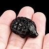 Natural Obsidian Carved Pangolin Figurines PW-WGB5516-06-1