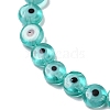 Handmade Evil Eye Lampwork Beads Strands LAMP-G164-10A-01-3