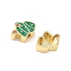 Christmas Brass Enamel Beads KK-I474-G02-2