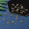 Brass Spring Ring Clasps KK-FS0001-50G-10