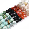 Natural & Synthetic Mixed Gemstone Beads Strands G-D080-A01-01-28-4