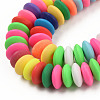 Handmade Polymer Clay Beads Strands CLAY-N008-064-A02-3