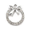 Alloy Rhinestone Pendants ALRI-C007-38P-1