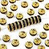 Brass Rhinestone Spacer Beads RB-A014-Z8mm-02G-NF-1