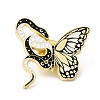 Snake & Flower & Butterfly Enamel Pins JEWB-P030-D04-1