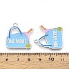 Alloy Enamel Sports Pendants ENAM-T022-64P-3