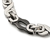 Two Tone 201 Stainless Steel Oval & Infinity Link Chain Bracelet BJEW-B078-36BP-2