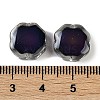 Two Tone Crackle Glass Beads GLAA-Z007-11A-4