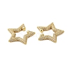 Star Cubic Zirconia Cuff Earrings KK-A228-06G-2