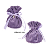 Velvet Jewelry Bags with Drawstring & Plastic Imitation Pearl TP-CJC0001-03H-2