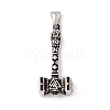 Tibetan Style 304 Stainless Steel Pendants STAS-P305-26AS-1