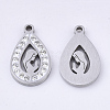 201 Stainless Steel Pendants STAS-N091-15P-2