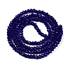Opaque Solid Color Imitation Jade Glass Beads Strands LS-EGLA-A044-P1mm-D07-3