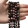 Natural Rhodonite Beads Strands G-Z119-A19-03-2
