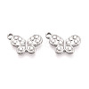 304 Stainless Steel Butterfly Pendants STAS-T069-33P-1