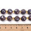 Electroplated Natural Druzy Geode Crystal Beads Strands G-F833-P01-10mm-02-5