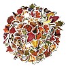 Thanksgiving Day PVC Plastic Sticker Labels STIC-PW0003-44-1