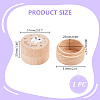 Round Printed Wood Baby Tooth Keepsake Cases with Lids CON-WH0099-75D-3