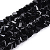 Opaque Glass Beads Strands LS-GLAA-N019-4mm-01-1