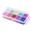10 Grid Transparent Acrylic Bubble Beads MACR-N017-03-3