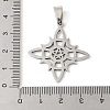 Non-Tarnish Hollow Out 201 Stainless Steel Pendants STAS-G330-01A-P-3