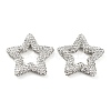 Star Shape Polymer Clay Rhinestone Beads CLAY-NH0001-06M-1