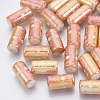 Electroplate Glass Beads EGLA-N003-06H-1