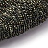 Natural Seraphinite Beads Strands G-RM2025-A42-3mm-2