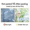 Gorgecraft Waterproof PVC Colored Laser Stained Window Film Adhesive Stickers DIY-WH0256-048-8