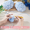 2 Skeins Polyester Yarn for Knitting & Crochet OCOR-TA0003-09B-5