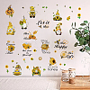 CRASPIRE 2 Sets 2 Style PVC Wall Sticker DIY-CP0008-58-6