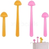 2 Colors Silicone Creative Bookmarks AJEW-DR0001-34-1
