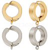 16Pcs 2 Colors 304 Stainless Steel Ear Cuff Findings STAS-BBC0003-23-1