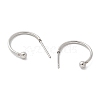 201 Stainless Steel Stud Earring STAS-C117-06B-P-2