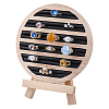 Round Wooden Ring Display Easels RDIS-WH0032-005A-1