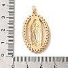 Brass Micro Pave Cubic Zirconia Pendants KK-M294-06G-03-3