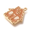 Christmas Theme Alloy Enamel Pendants ENAM-Q509-01KCG-02-2