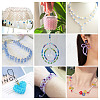 12 Strands 3 Styles Gradient Color Baking Paint Glass Bead Strands DGLA-TA0001-21A-9