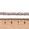 Electroplate Glass Beads Strands GLAA-Q105-03L-4