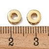 Rack Plating Brass Micro Pave Cubic Zirconia Beads KK-U030-30G-01-2