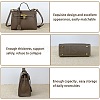 PU Leather Bag Bottom and Handles FIND-WH0059-06B-5