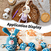 Craft Plastic Doll Eyes DIY-GL0004-77-7