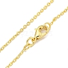 Brass Cable Chain Necklaces for Women NJEW-G084-16LG-2