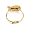 Fish 304 Stainless Steel Enamel Ring RJEW-A038-06G-3