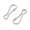 Rack Plating Brass Keychain Clasp Findings KK-Z068-05P-2