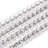 Iron Rhinestone Strass Chains CH-YW0003-01B-NF-2