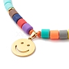 Handmada Polymer Clay & Synthetic Hematite Necklaces NJEW-JN03788-04-4